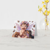 Dackel Welpen Grußkarte Karte (Gelbe Blume)