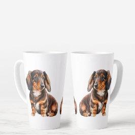 Dackel Welpen Hund Doxy Weiner Hund Welpe Milchtasse