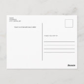 Dackel Welpen-Hund-Postkarte Postkarte (Rückseite)