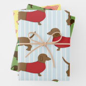 Dackel Welpen Hunde lieben - Dackel Geschenkpapier Set (Beispiel)