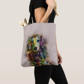 Dackel-Welpen-Skizze-Farbe Tasche (Von Nahem)