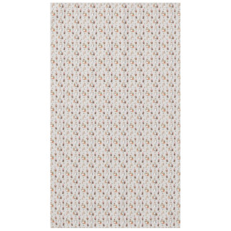 Dackel Welpen: Weihnachtsmannmützen, Holly und Sno Tischdecke