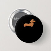 Dackel Welpenaufkleber Button (Vorne & Hinten)