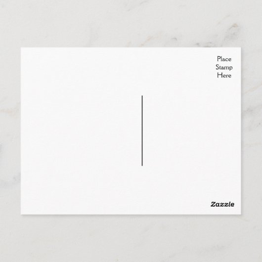 Dackel Welpenhund schwarz rosa Postkarte (Rückseite)