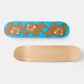 Dackel Welpenskateboard Skateboard (Horizontal)