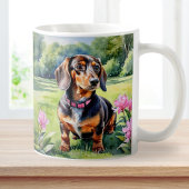 Dackel Welpenwurst Hund Niedliche Dackel Wasserfar Kaffeetasse