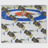 Dackel-Winden Geschenkpapier (Flach)