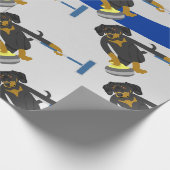 Dackel-Winden Geschenkpapier (Ecke)