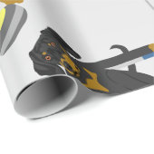 Dackel-Winden Geschenkpapier (Rolleneckpunkt)