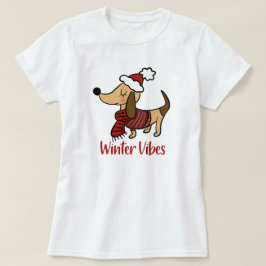 Dackel Winter Dog T - Shirt