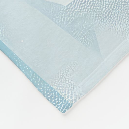 Dackel Winter Wonderland Weihnachtsfreude Fleecedecke (Ecke)