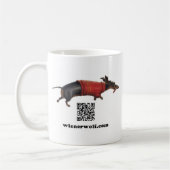 Dackel-Wolf-Tasse 2 Kaffeetasse (Links)