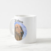 Dackel Wolken Kaffeetasse (Vorderseite Links)