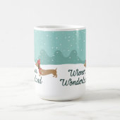 Dackel Wonderland Dackel Geschenk Dackel Väter Mam Kaffeetasse (Mittel)