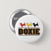 DACKEL-Word-FARBE Button (Vorne & Hinten)