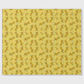 Dackel Wrapping Paper Geschenkpapier (Flach)