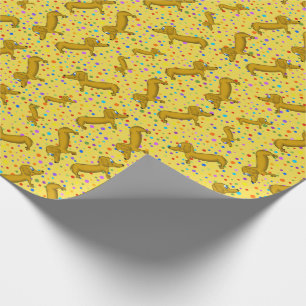 Dackel Wrapping Paper Geschenkpapier