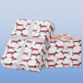 Dackel Wurst Dackel Hund Urlaub Geschenkpapier