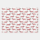 Dackel Wurst Dackel Hund Urlaub Geschenkpapier Set (Vorderseite 3)