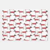 Dackel Wurst Dackel Hund Urlaub Geschenkpapier Set (Vorderseite 2)