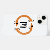 Dackel Wurst Dog Monogram iPhone Fall Case-Mate iPhone Hülle (Rückseite (Horizontal))