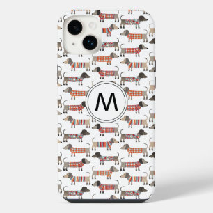 Dackel Wurst Dog Monogramm iPhone 14 Plus Hülle