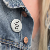 Dackel Wurst Hund Button