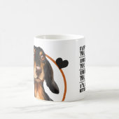 Dackel Wurst Hund jeden Snack, den Sie machen Kaffeetasse (Mittel)