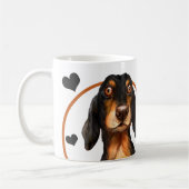 Dackel Wurst Hund jeden Snack, den Sie machen Kaffeetasse (Links)