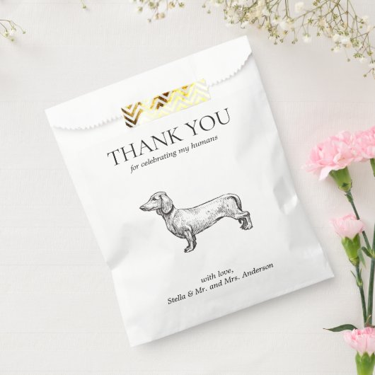 Dackel Wurst Hund Leckerei Haustier Zeichnend Gesi Geschenktütchen (Versiegelt)