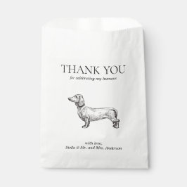 Dackel Wurst Hund Leckerei Haustier Zeichnend Gesi Geschenktütchen