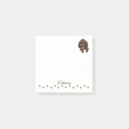 Dackel Wurst Hund Personalisierte Hinweise nach de Post-it Klebezettel