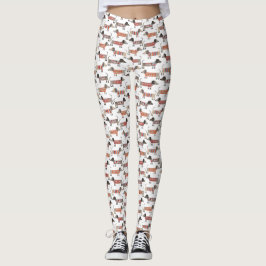Dackel Wurst Hunde Leggings