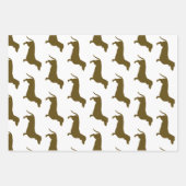 Dackel-Wurst-Packpapier Geschenkpapier Set (Vorderseite)