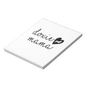 Dackel Würstchen Dog Mama Notizblock (Rotiert)