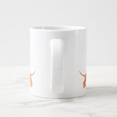 Dackel Würstchen Hund Liebesgeschenk Weihnachten Jumbo-Tasse (Rückseite)