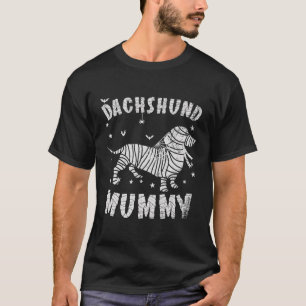 Dackel Würstchen Sausage Mummy - Halloween T-Shirt