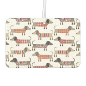 Dackel Wursthund Autolufterfrischer (Rückseite)