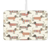 Dackel Wursthund Autolufterfrischer (Vorderseite)