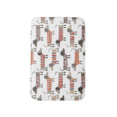 Dackel Wursthund Badematte (Vorderseite Vertikal)