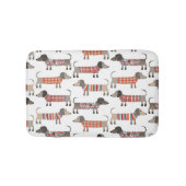 Dackel Wursthund Badematte (Vorderseite)