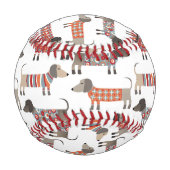 Dackel Wursthund Baseball (Vorderseite)
