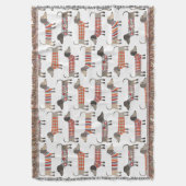 Dackel Wursthund Decke (Vorderseite Vertikal)