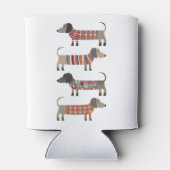 Dackel Wursthund Dosenkühler (Rückseite)