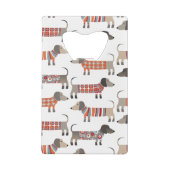 Dackel Wursthund Geldbeutel Flaschenöffner (Rückseite)