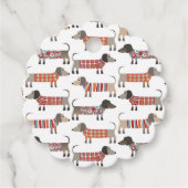 Dackel Wursthund Geschenkanhänger (Vorderseite)