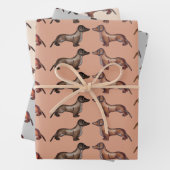 Dackel, Wursthund Geschenkpapier Set (Beispiel)