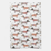 Dackel Wursthund Geschirrtuch (Vertikal)