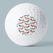 Dackel Wursthund Golfball