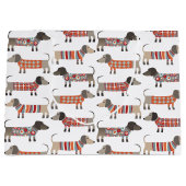 Dackel Wursthund Große Geschenktüte (Vorderseite)